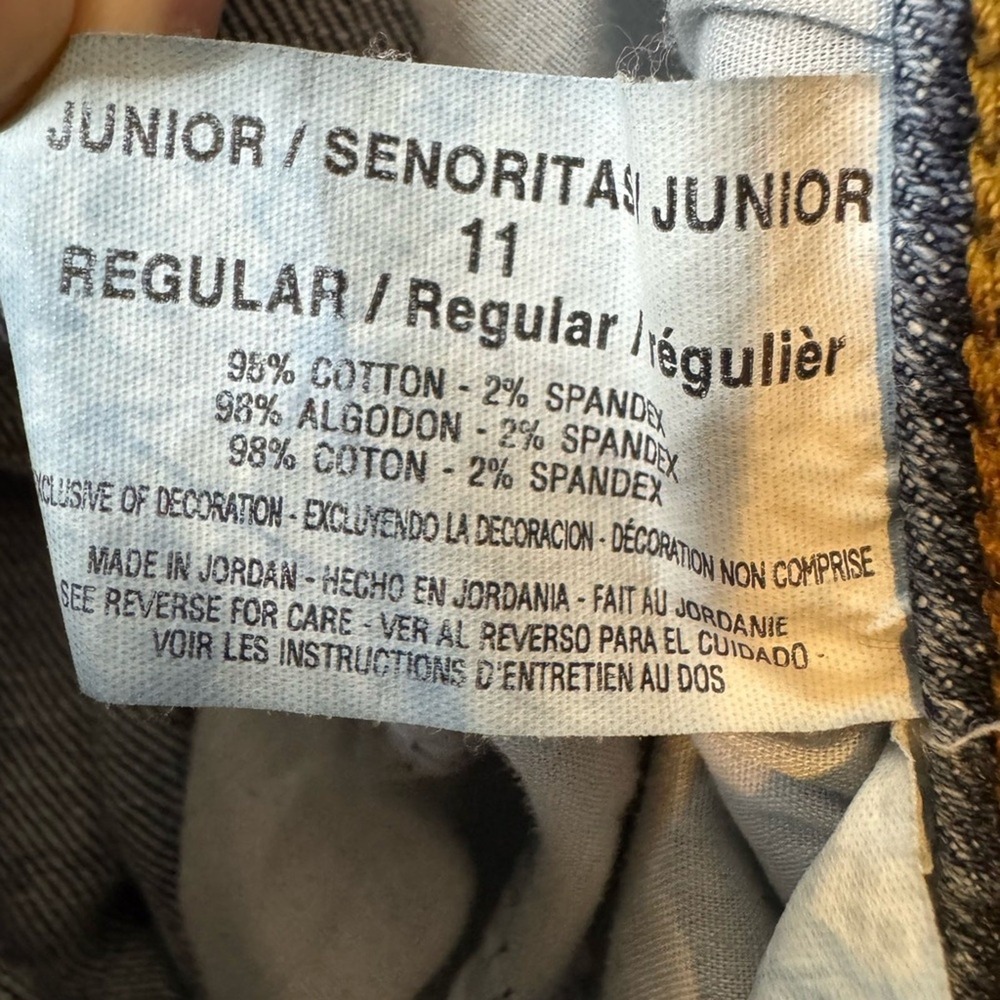 Vintage Y2K LEI Womens Sophia Hiphugger Flare Jean Sz 11 Low Rise 90s Brittany - Picture 10 of 10